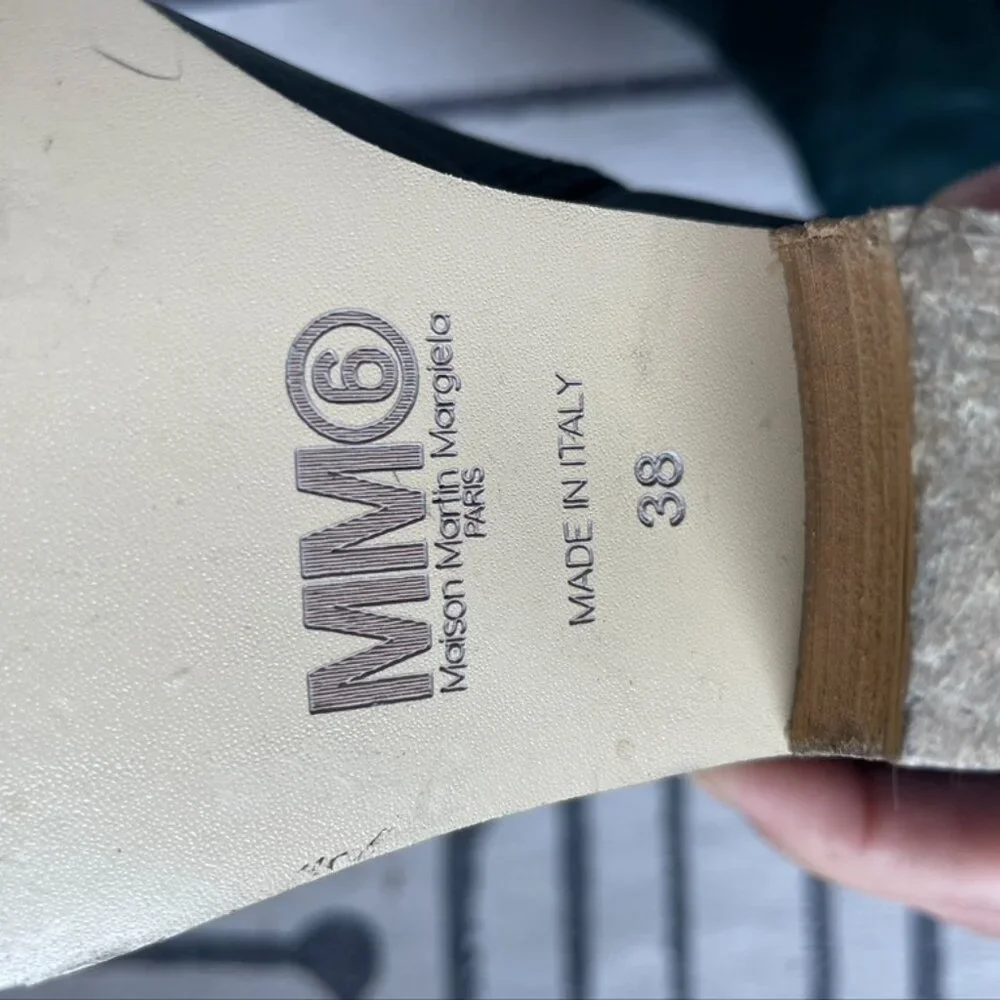 Martin Margiela Leather Boots — Size 38 / US 7.5–8